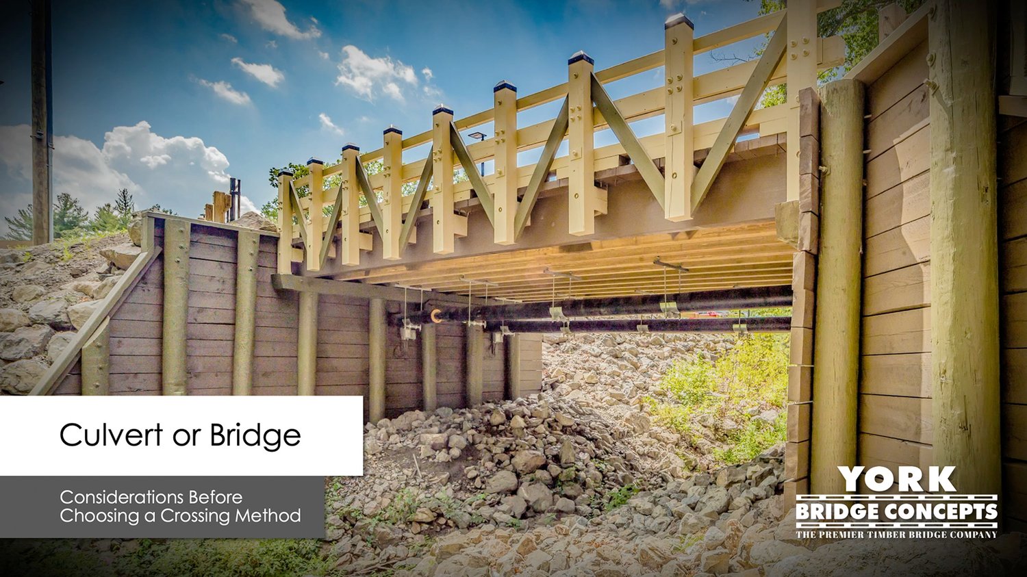 Webinar Recording | Culvert or Bridge: Deciding On A Crossing Method